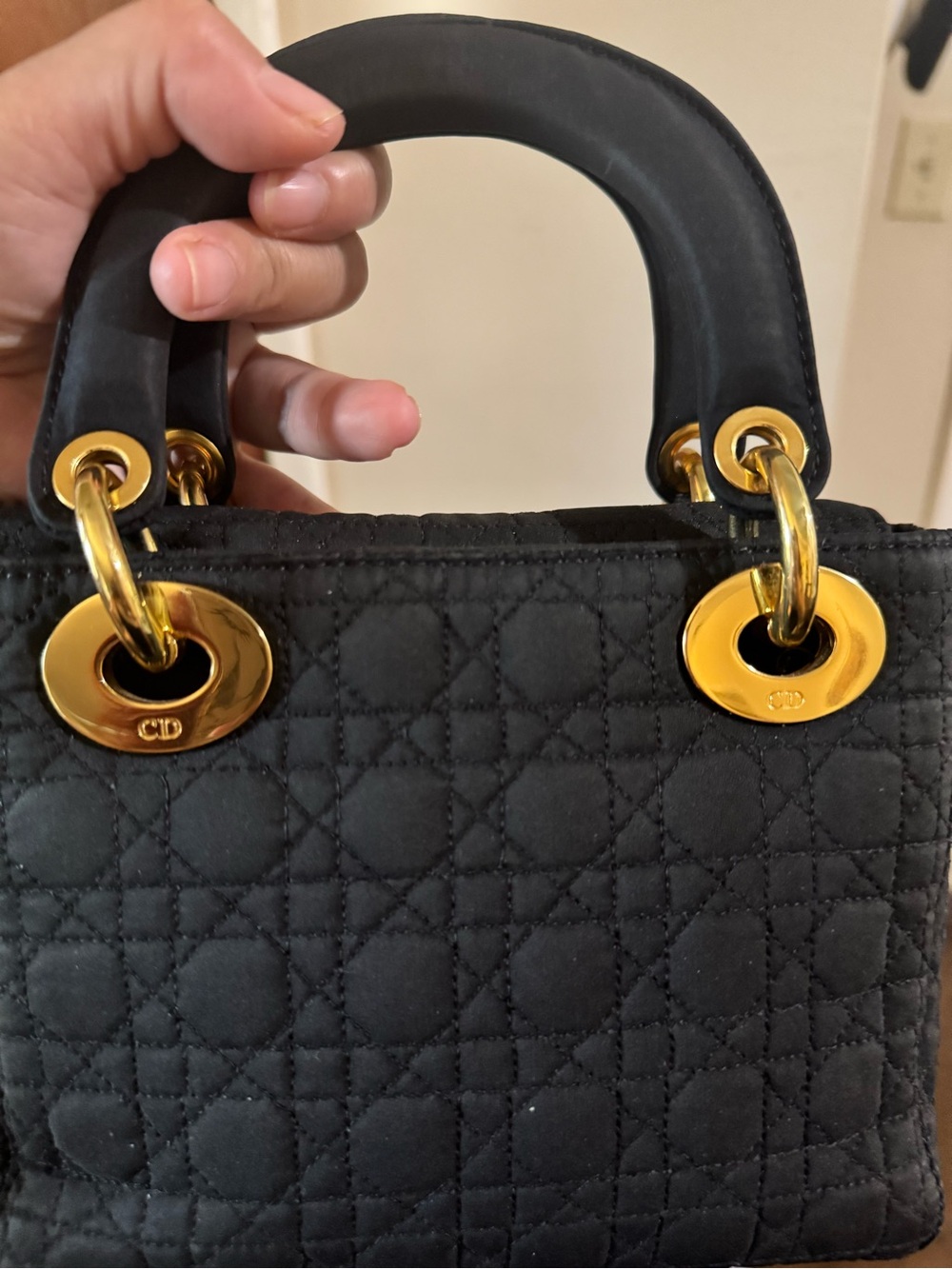 Lady Dior Mini Nylon Black - Picture 4 of 12